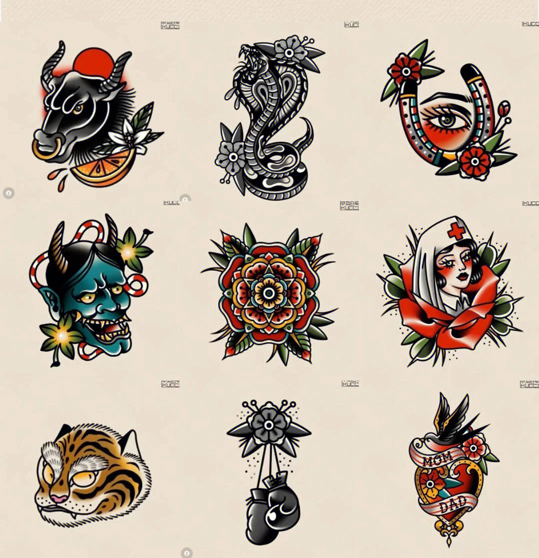 時尚潮流展現(xiàn)，最新紋身圖案設計精選